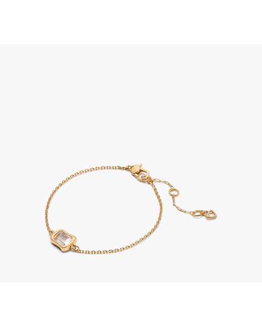 Kate Spade Metallic Molten Glass Solitaire Bracelet
