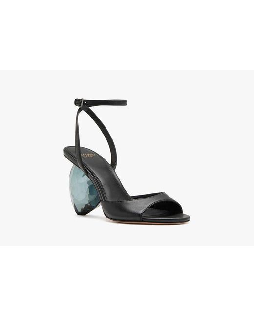 Kate Spade White Heart Heel Sandals