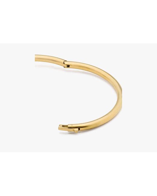 Kate Spade Metallic Double Knot Pave Hinged Bangle