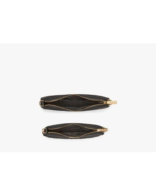Kate Spade Black Duet Quilted Fabric Small Crossbody