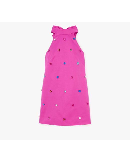 Kate Spade Pink Jewel Embellished Mia Dress