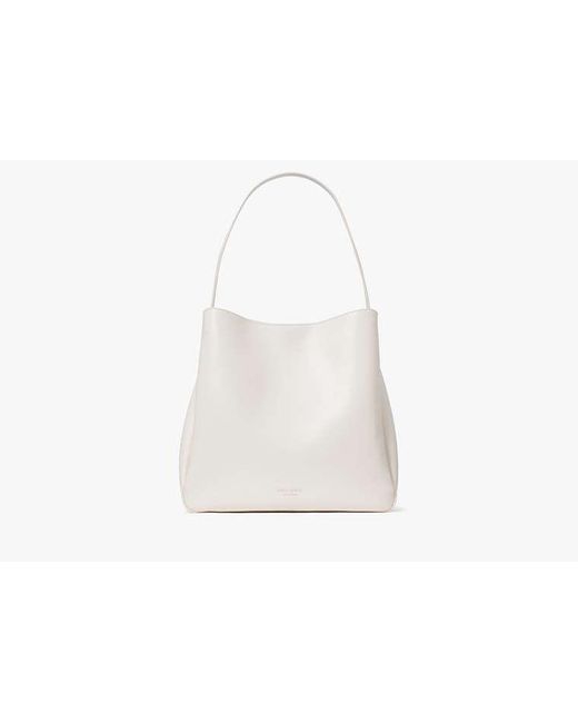Kate Spade White Grace Hobo Bag