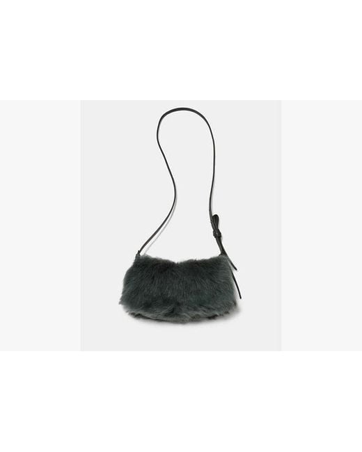 Kate Spade Green Loop Shearling Crossbody