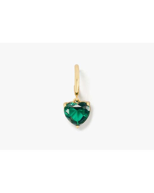 Kate Spade White My Love Heart Creolen, Klein