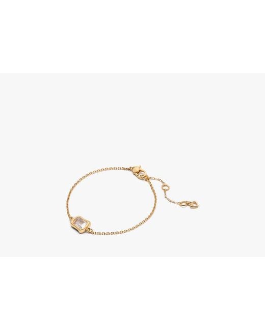 Kate Spade Metallic Molten Glass Solitaire Bracelet