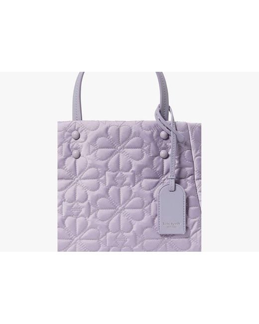 Kate Spade Purple Tilly Quilted Small Tote Bag