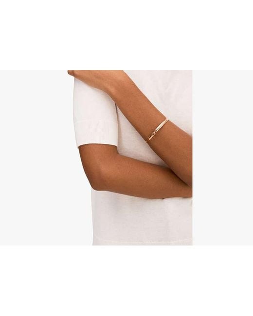Kate Spade Black Set In Stone Hinged Bangle