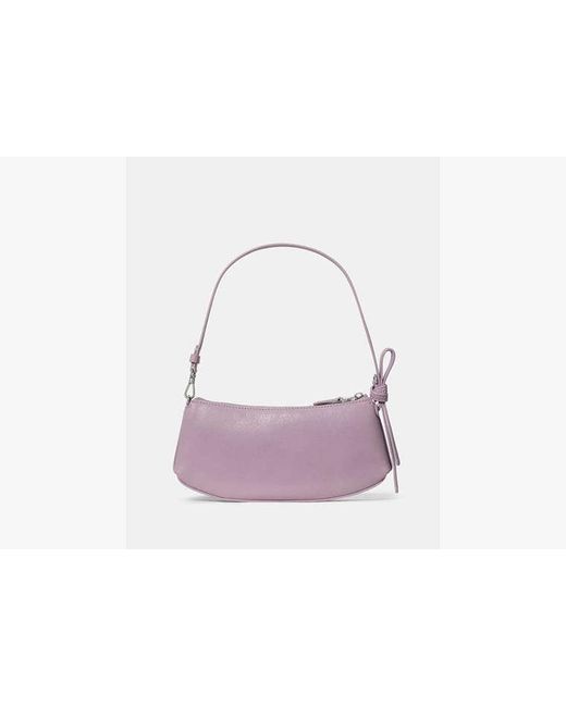 Kate Spade Purple Kate Spade Loop Glazed Pochette Bag