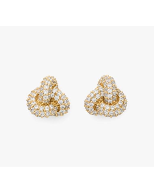 Kate Spade Metallic Double Knot Pave Studs