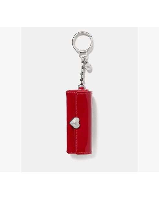 Kate Spade Red Charmed Patent Lipstick Bag Charm