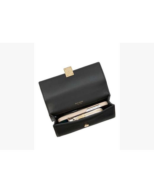 Kate Spade Natural Deco Mini Flap Chain Crossbody
