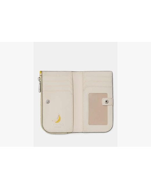 Kate Spade Metallic Kate Spade Devin Banana Bifold Wallet