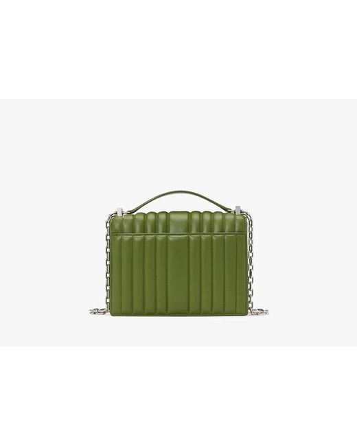 Kate Spade Green Deco Quilted Chain Shoulder Bag