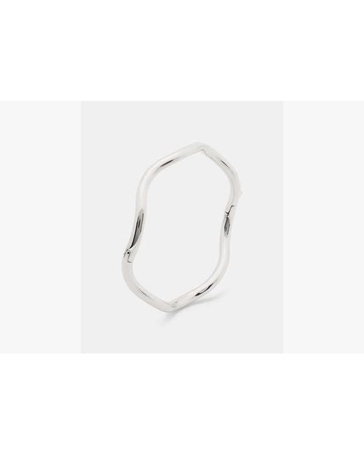 Kate Spade White Wave Thin Bangle