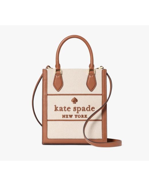 Kate Spade Pink Ellie Canvas Mini Tote