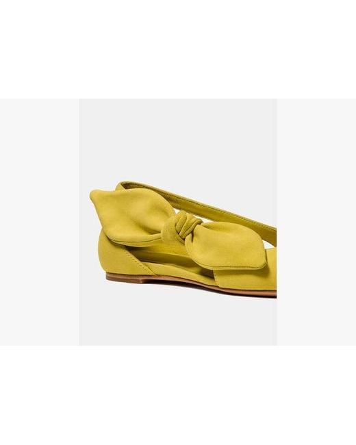 Kate Spade Yellow Bunnie Flat