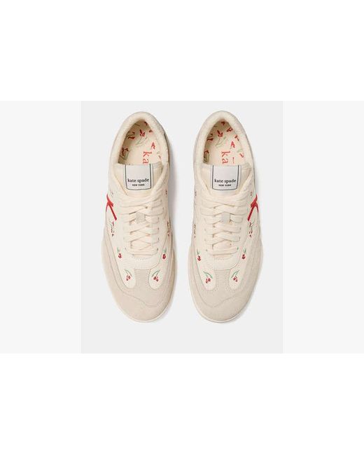 Kate Spade White Ks Drift Sneaker