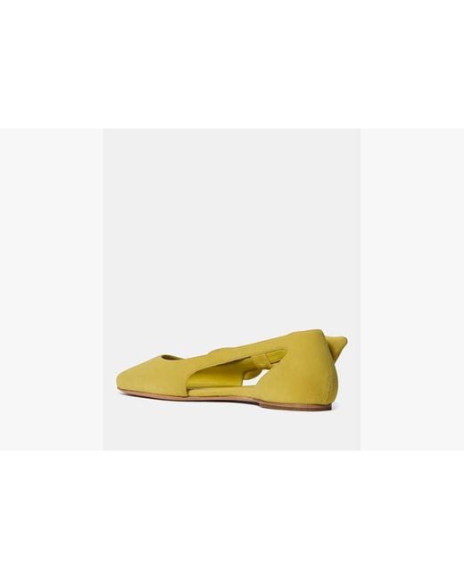 Kate Spade Yellow Bunnie Flat