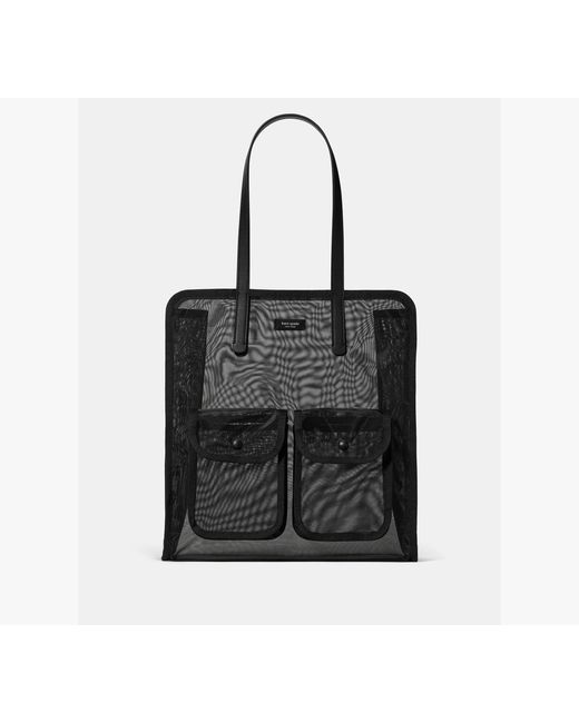 Kate Spade Black Breezy Mesh Tote Bag