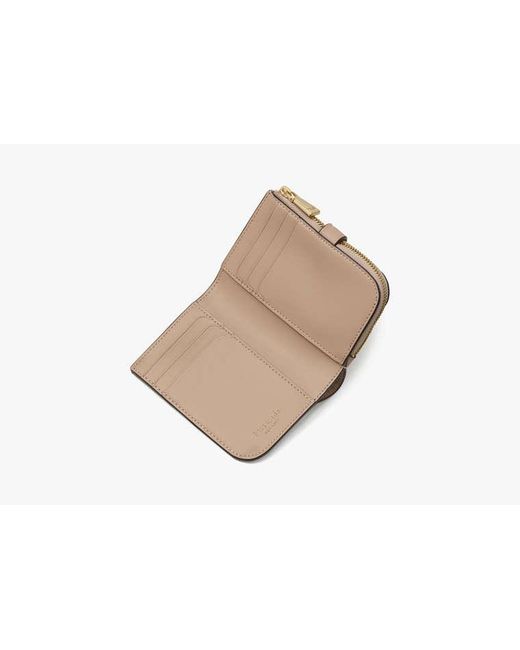 Kate Spade Natural Deco Small Compact Wallet