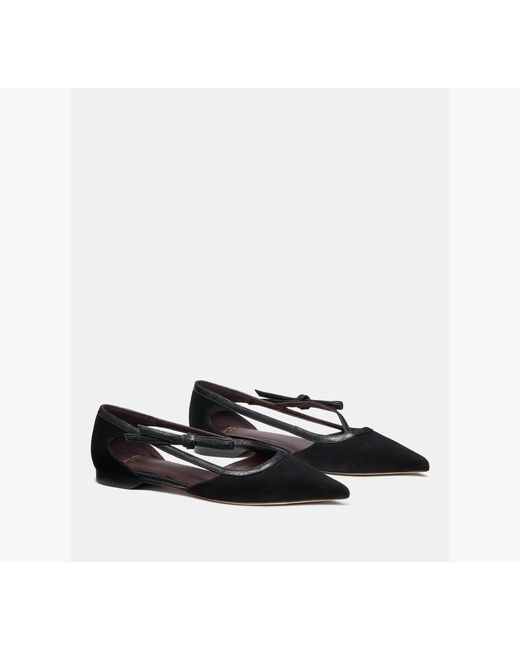 Kate Spade Gray Loop Flat
