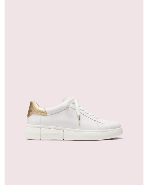 white kate spade sneakers