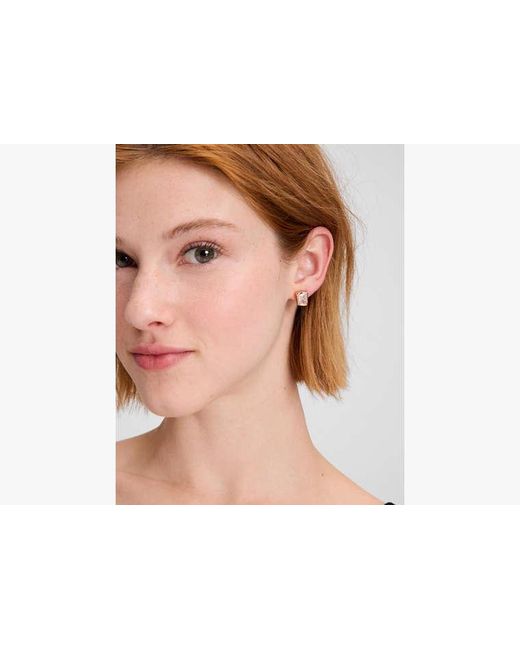 Kate Spade White Molten Glass Studs