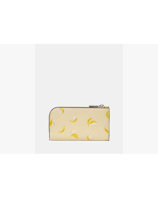 Kate Spade Metallic Kate Spade Devin Banana Bifold Wallet