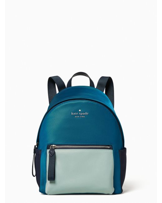 Kate Spade Blue Chelsea Medium Backpack
