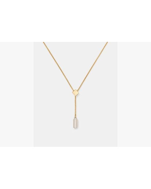 Kate Spade White Geo Pop Y Necklace