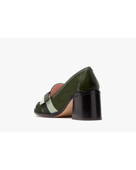 Kate Spade Green Leandra Heeled Loafer