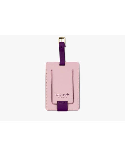 Kate Spade Pink Just Mine Initial Collection Luggage Tag T