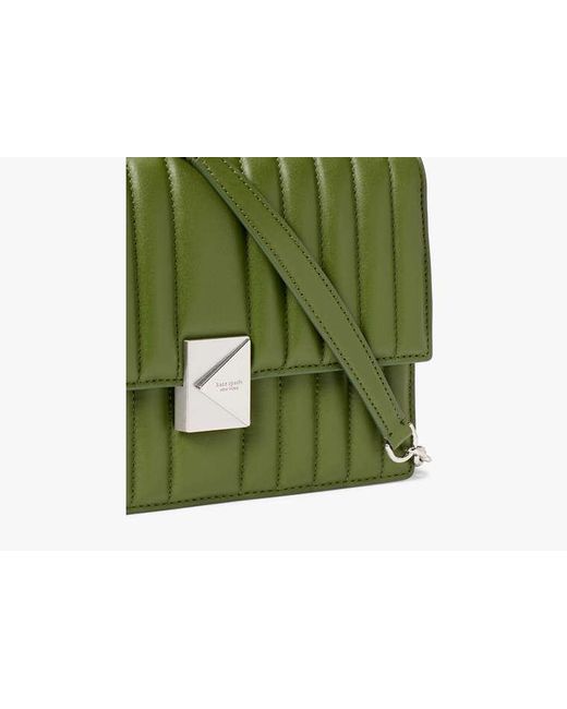 Kate Spade Green Deco Quilted Chain Shoulder Bag
