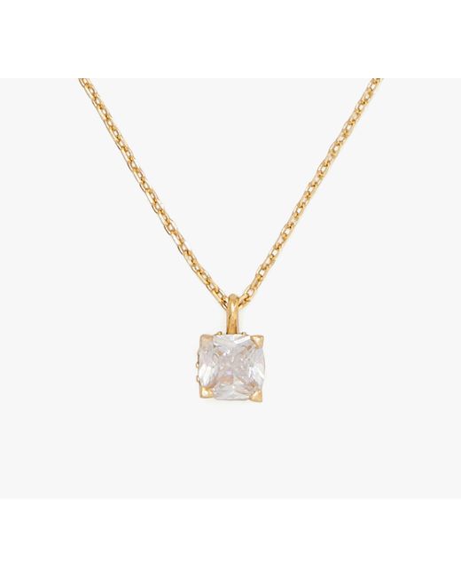 Kate Spade Metallic Little Luxuries 6mm Square Pendant