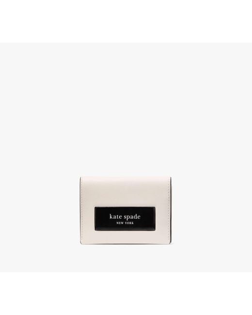 Kate Spade White Label Card Case Trifold Wallet
