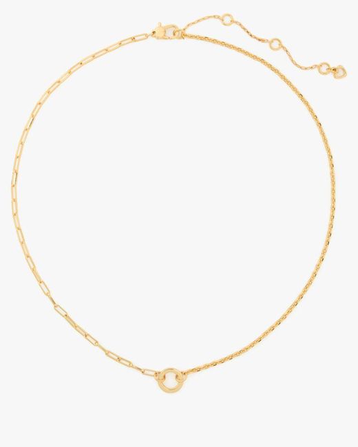 Kate Spade Natural One In A Million Mixed Chain Necklace