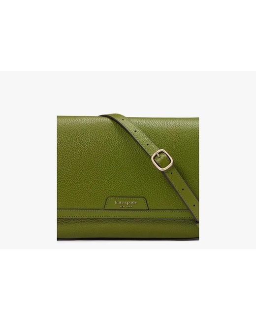 Kate Spade Green Hudson Convertible Shoulder Bag