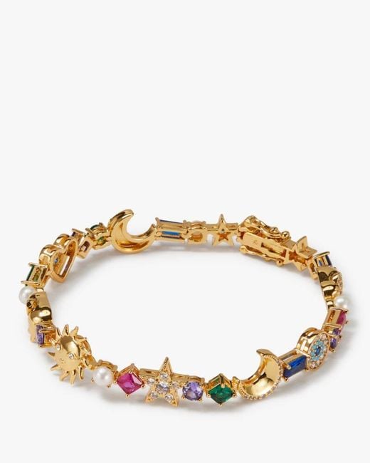 Kate Spade Metallic Like Magic Tennis Charm Bracelet
