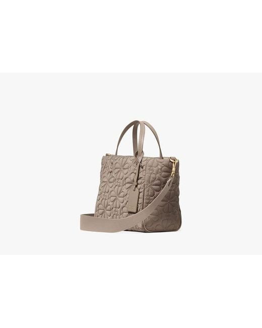 Kate Spade Gray Tilly Quilted Small Tote Bag