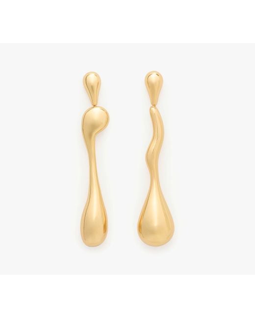 Kate Spade Yellow Molten Linear Earrings