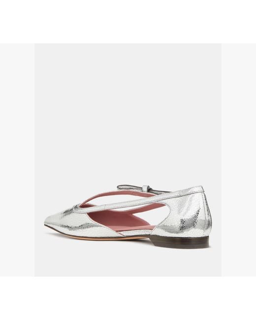 Kate Spade White Loop Flat