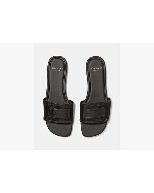 Kate Spade Black Breezy Slide Sandals