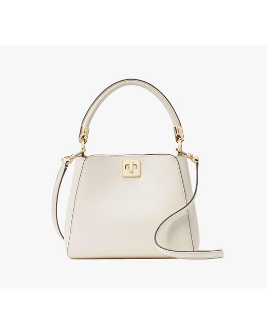 Kate Spade White Phoebe Satchel Mit Tragegriff