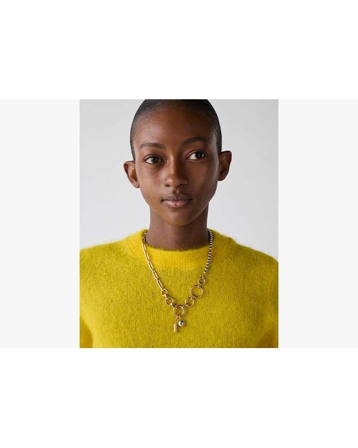 Kate Spade Yellow Geo Pop Statement Necklace