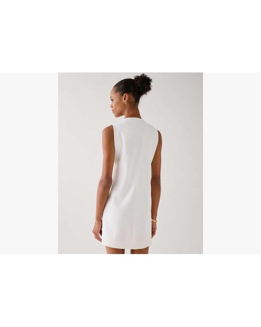 white off the shoulder long dress Honora Modal Off-Shoulder Open-Back Maxi Dress in Ivory