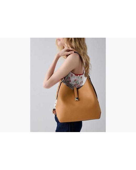 Kate Spade Brown Deco Large Shoulder Bag