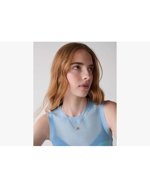 Kate Spade Blue Geo Pop Pendant