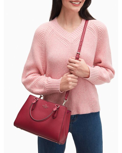 kate spade small triple compartment satchel