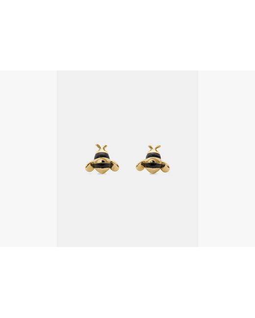 Kate Spade White Summer Daze Bee Studs