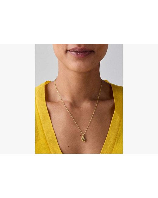 Kate Spade Metallic Summer Daze Banana Pendant